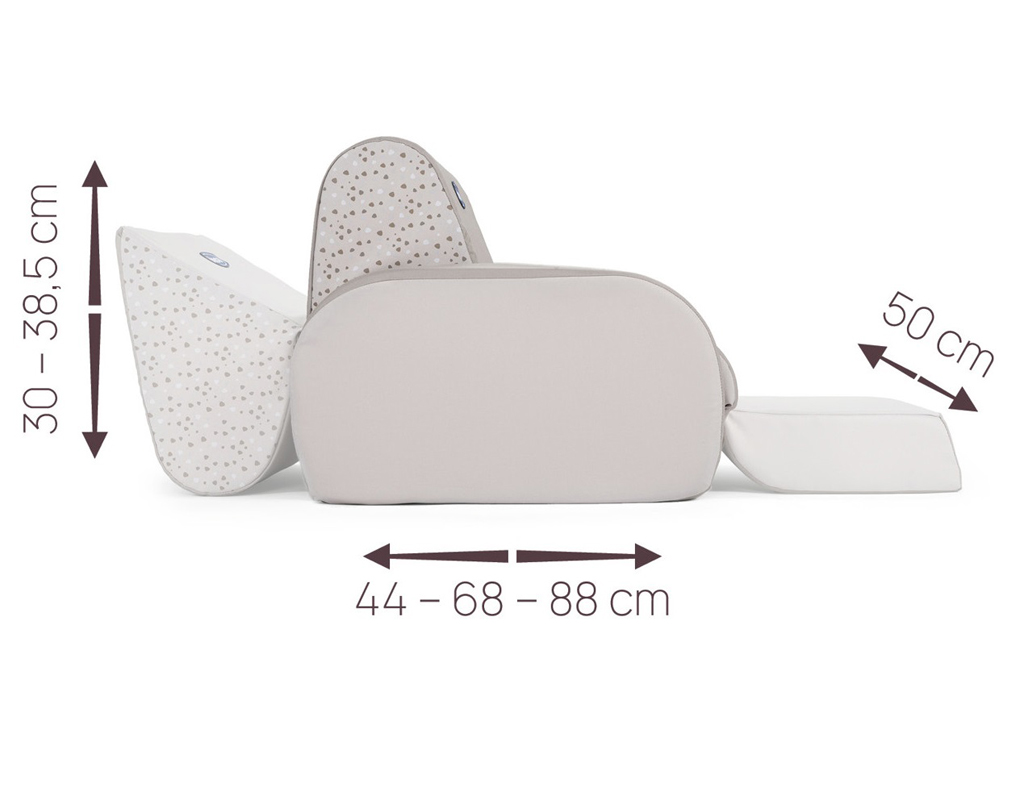 CHICCO Kresielko Twist - Powder Blue 12m+